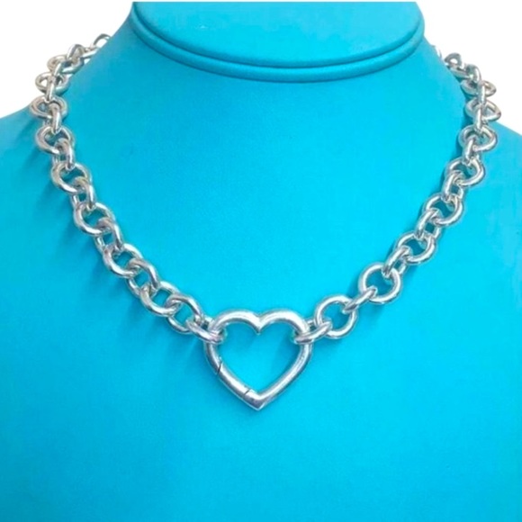 Tiffany&Co Heart Clasp Necklace